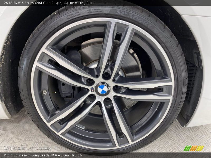Alpine White / Black 2018 BMW 6 Series 640i Gran Coupe