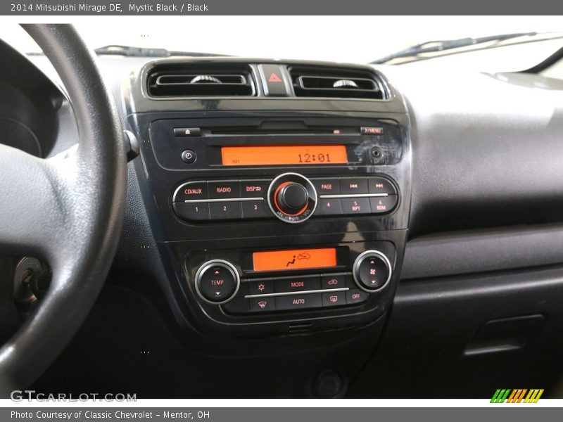 Mystic Black / Black 2014 Mitsubishi Mirage DE