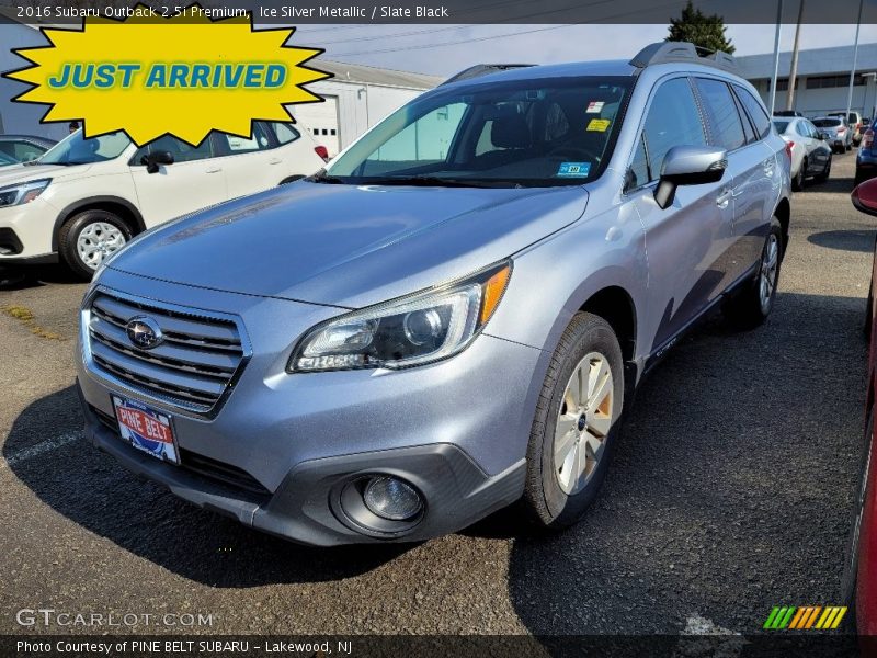 Ice Silver Metallic / Slate Black 2016 Subaru Outback 2.5i Premium