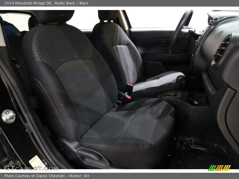 Mystic Black / Black 2014 Mitsubishi Mirage DE