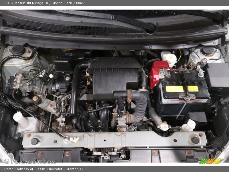 Mystic Black / Black 2014 Mitsubishi Mirage DE