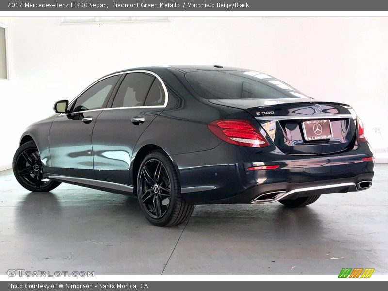 Piedmont Green Metallic / Macchiato Beige/Black 2017 Mercedes-Benz E 300 Sedan