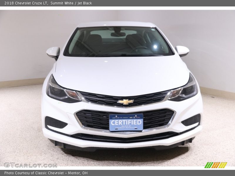 Summit White / Jet Black 2018 Chevrolet Cruze LT