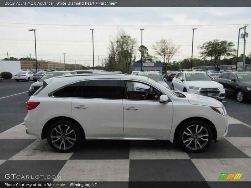 White Diamond Pearl / Parchment 2019 Acura MDX Advance