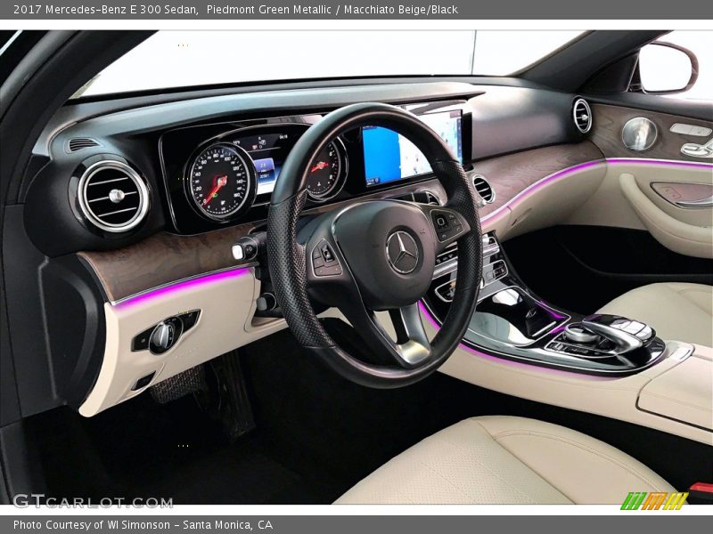 Piedmont Green Metallic / Macchiato Beige/Black 2017 Mercedes-Benz E 300 Sedan