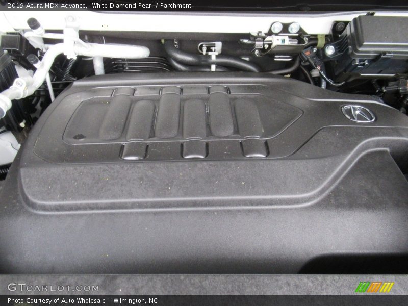 White Diamond Pearl / Parchment 2019 Acura MDX Advance