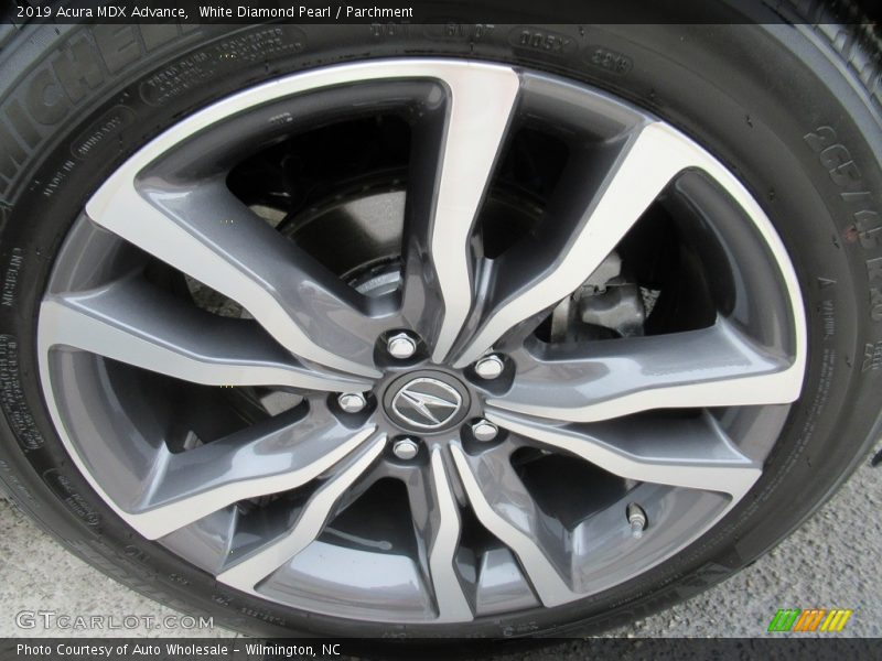 White Diamond Pearl / Parchment 2019 Acura MDX Advance
