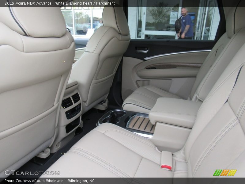 White Diamond Pearl / Parchment 2019 Acura MDX Advance