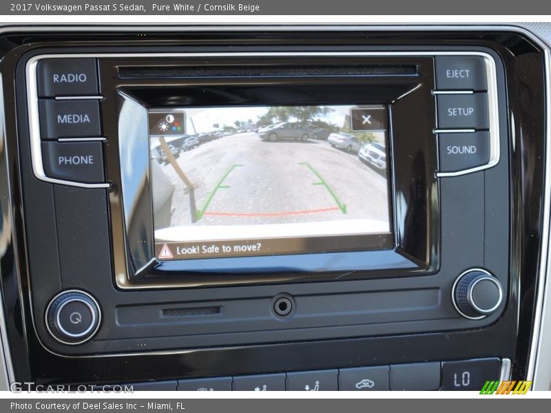 Pure White / Cornsilk Beige 2017 Volkswagen Passat S Sedan