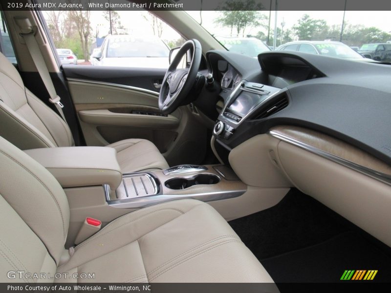 White Diamond Pearl / Parchment 2019 Acura MDX Advance