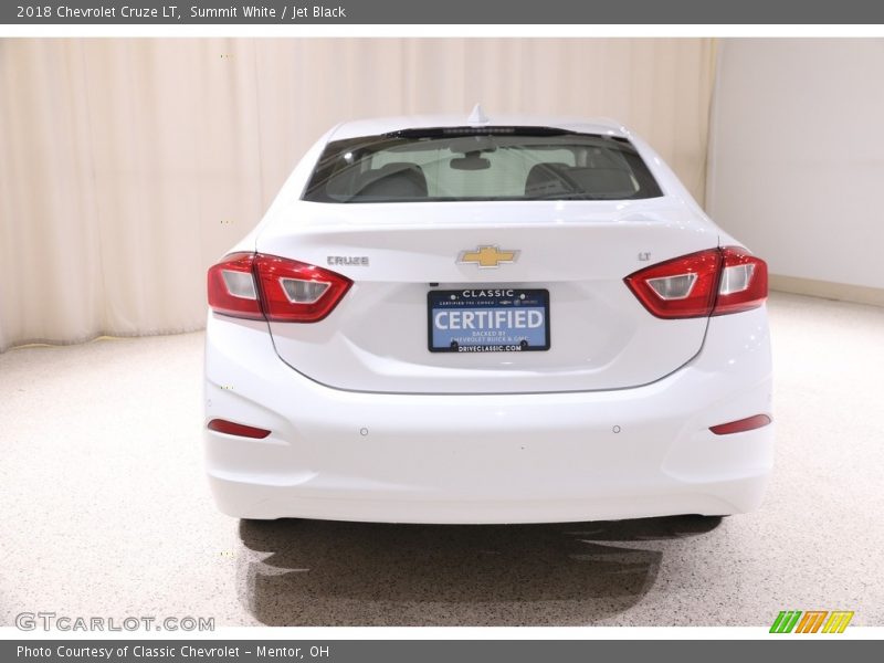 Summit White / Jet Black 2018 Chevrolet Cruze LT