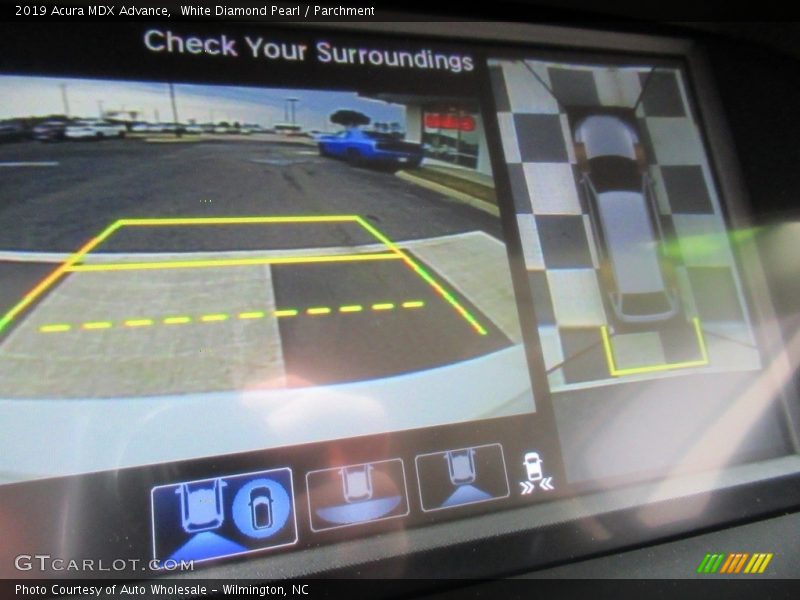 White Diamond Pearl / Parchment 2019 Acura MDX Advance
