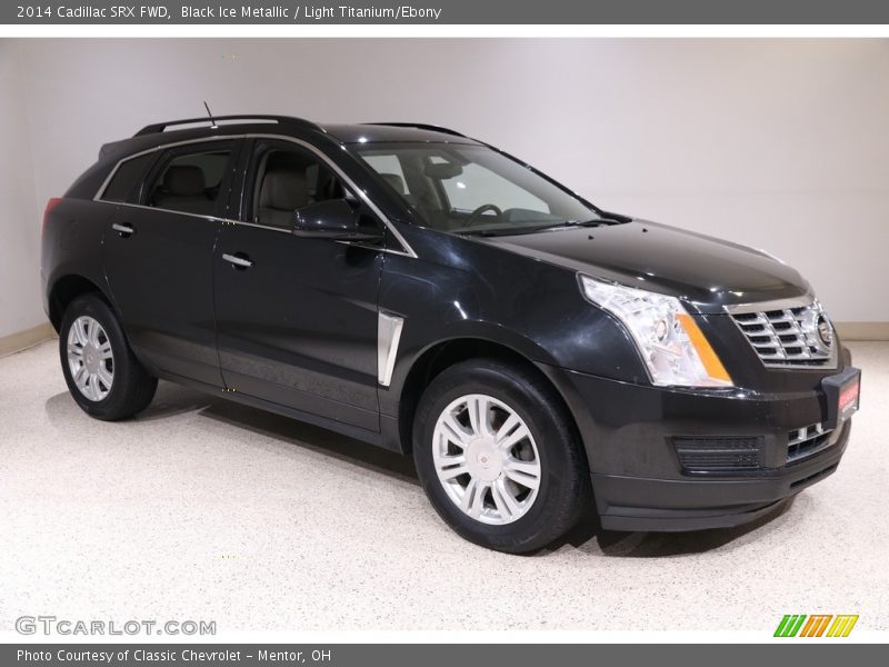 Black Ice Metallic / Light Titanium/Ebony 2014 Cadillac SRX FWD