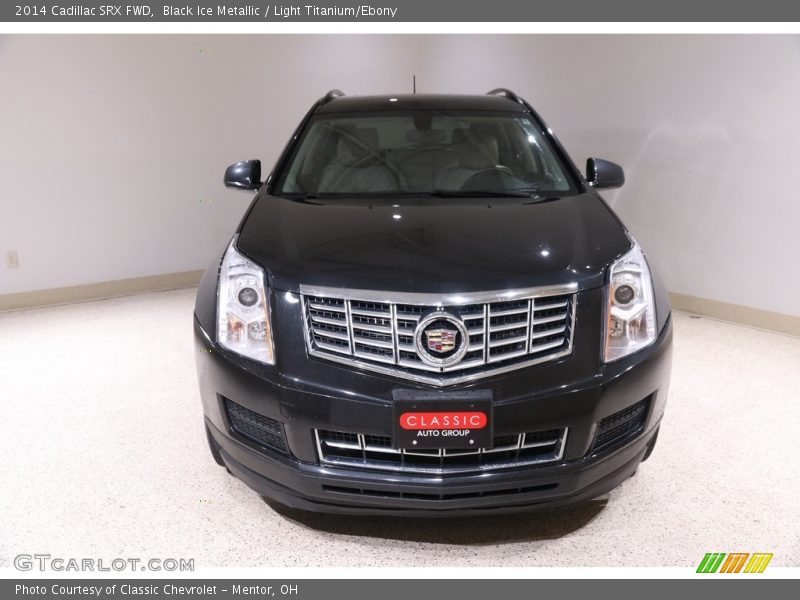 Black Ice Metallic / Light Titanium/Ebony 2014 Cadillac SRX FWD