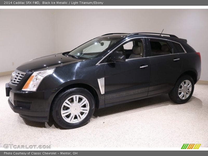 Black Ice Metallic / Light Titanium/Ebony 2014 Cadillac SRX FWD