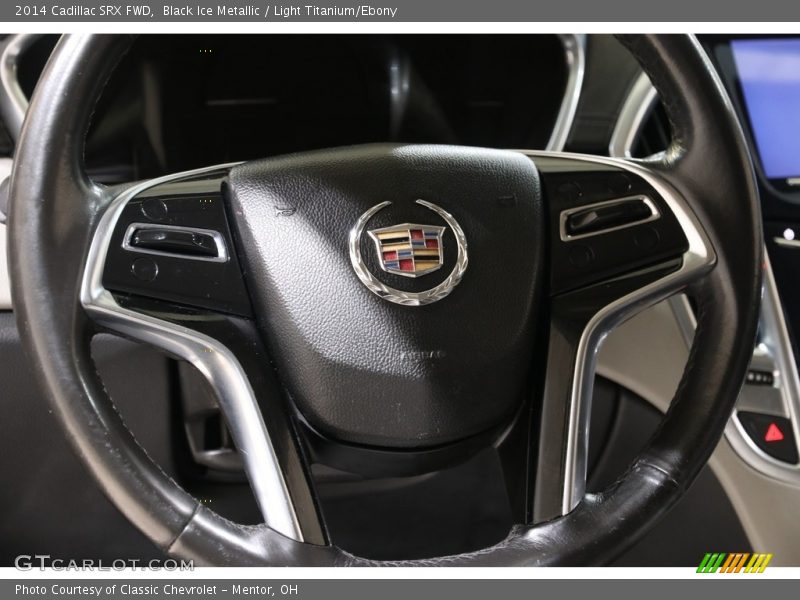 Black Ice Metallic / Light Titanium/Ebony 2014 Cadillac SRX FWD