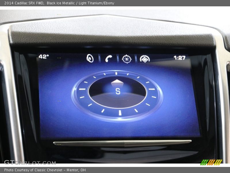 Black Ice Metallic / Light Titanium/Ebony 2014 Cadillac SRX FWD