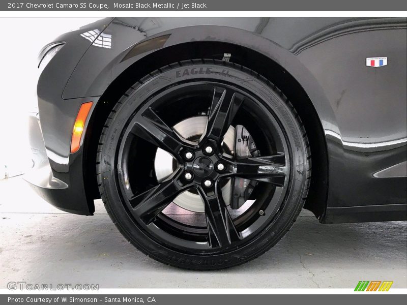 Mosaic Black Metallic / Jet Black 2017 Chevrolet Camaro SS Coupe