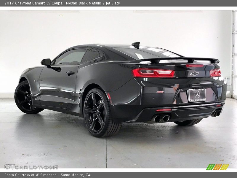 Mosaic Black Metallic / Jet Black 2017 Chevrolet Camaro SS Coupe