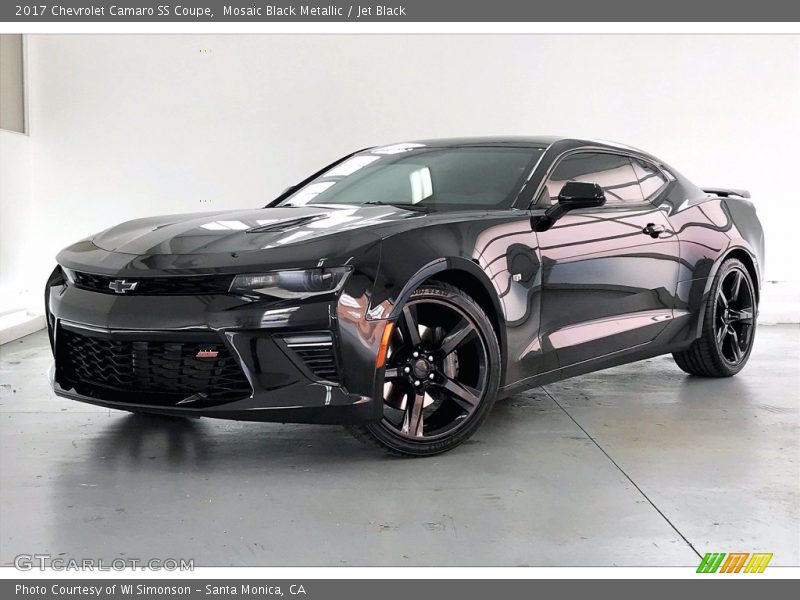 Mosaic Black Metallic / Jet Black 2017 Chevrolet Camaro SS Coupe