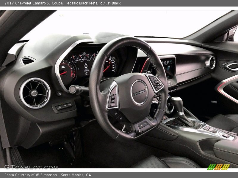 Mosaic Black Metallic / Jet Black 2017 Chevrolet Camaro SS Coupe