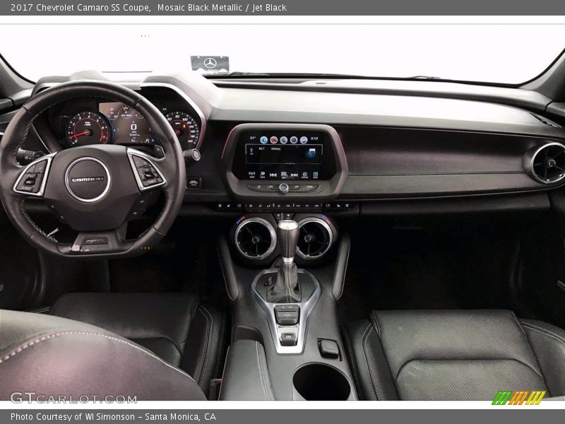 Mosaic Black Metallic / Jet Black 2017 Chevrolet Camaro SS Coupe