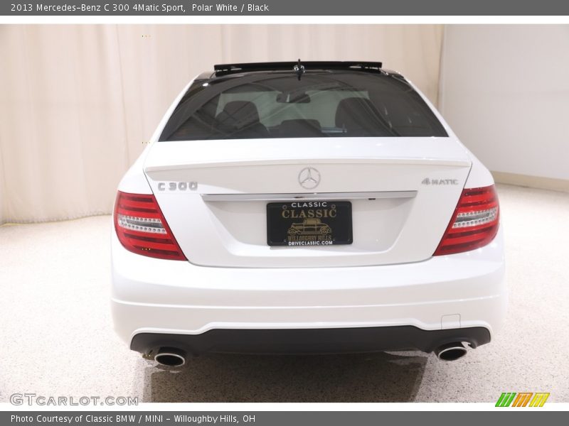 Polar White / Black 2013 Mercedes-Benz C 300 4Matic Sport