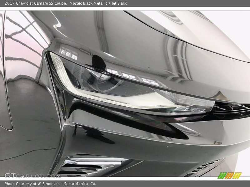 Mosaic Black Metallic / Jet Black 2017 Chevrolet Camaro SS Coupe