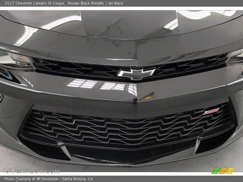 Mosaic Black Metallic / Jet Black 2017 Chevrolet Camaro SS Coupe