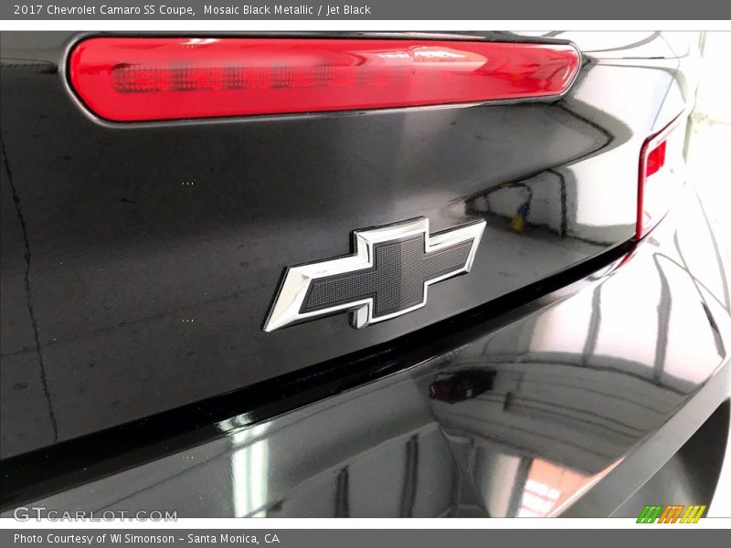 Mosaic Black Metallic / Jet Black 2017 Chevrolet Camaro SS Coupe