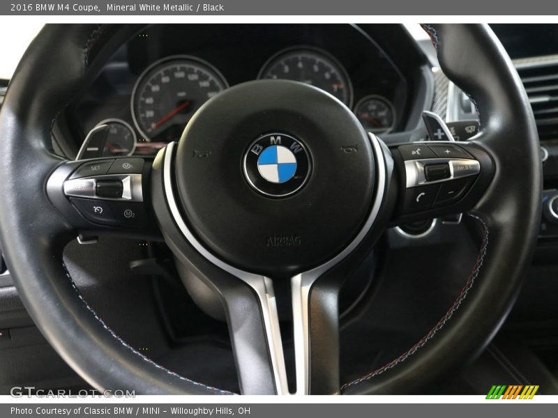 Mineral White Metallic / Black 2016 BMW M4 Coupe