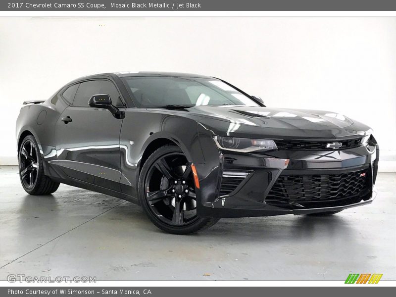 Mosaic Black Metallic / Jet Black 2017 Chevrolet Camaro SS Coupe