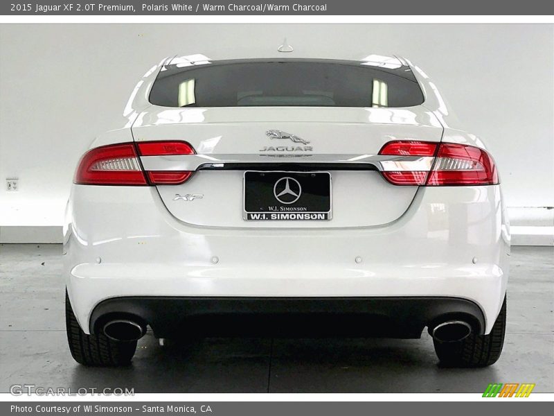 Polaris White / Warm Charcoal/Warm Charcoal 2015 Jaguar XF 2.0T Premium