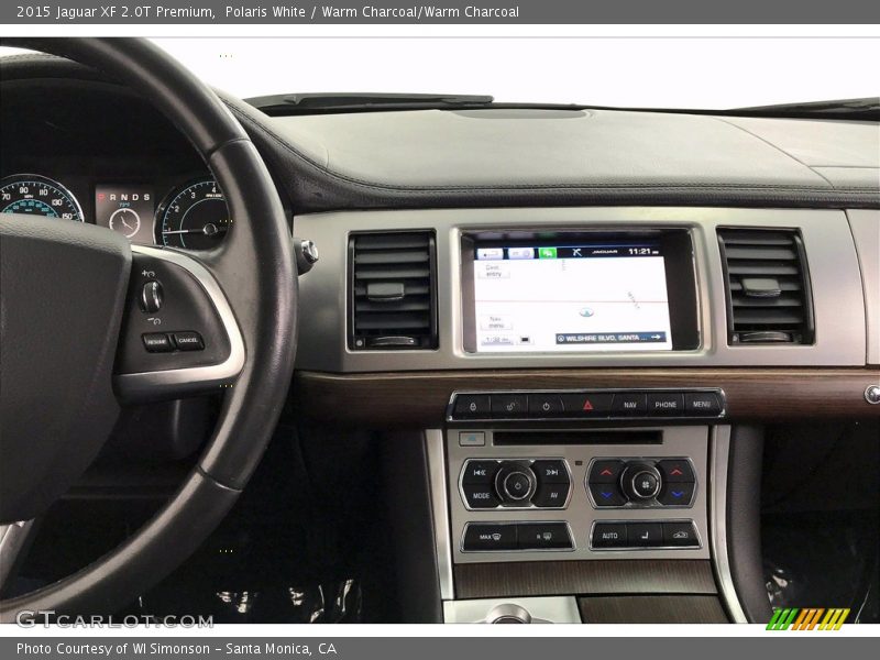 Polaris White / Warm Charcoal/Warm Charcoal 2015 Jaguar XF 2.0T Premium