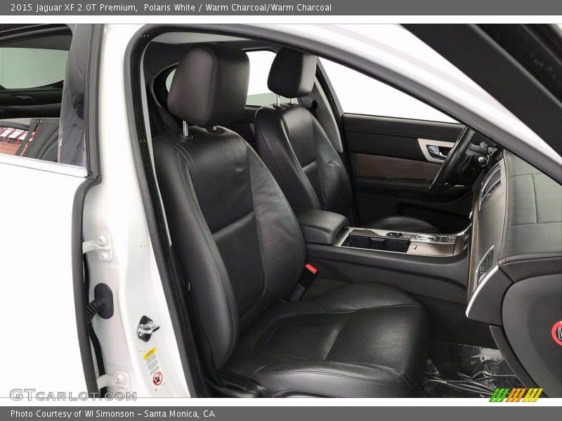 Polaris White / Warm Charcoal/Warm Charcoal 2015 Jaguar XF 2.0T Premium