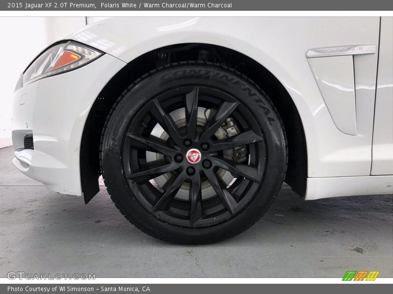 Polaris White / Warm Charcoal/Warm Charcoal 2015 Jaguar XF 2.0T Premium