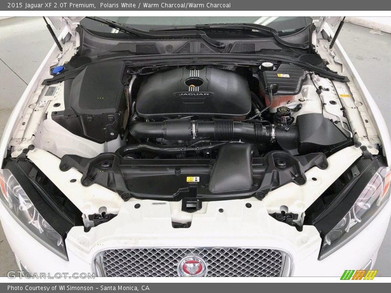 Polaris White / Warm Charcoal/Warm Charcoal 2015 Jaguar XF 2.0T Premium