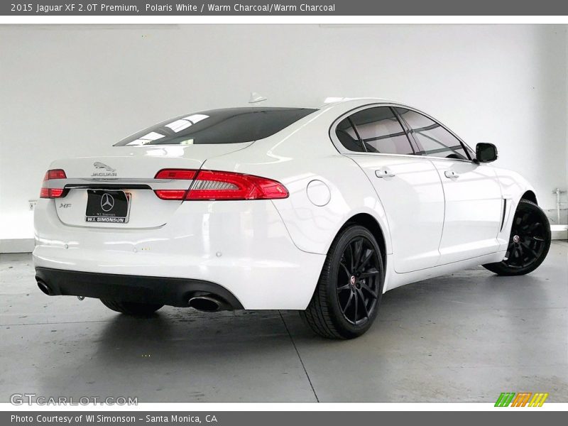 Polaris White / Warm Charcoal/Warm Charcoal 2015 Jaguar XF 2.0T Premium