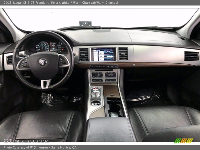 Polaris White / Warm Charcoal/Warm Charcoal 2015 Jaguar XF 2.0T Premium