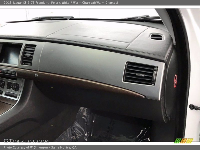 Polaris White / Warm Charcoal/Warm Charcoal 2015 Jaguar XF 2.0T Premium