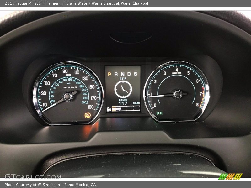 Polaris White / Warm Charcoal/Warm Charcoal 2015 Jaguar XF 2.0T Premium