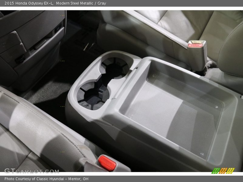 Modern Steel Metallic / Gray 2015 Honda Odyssey EX-L