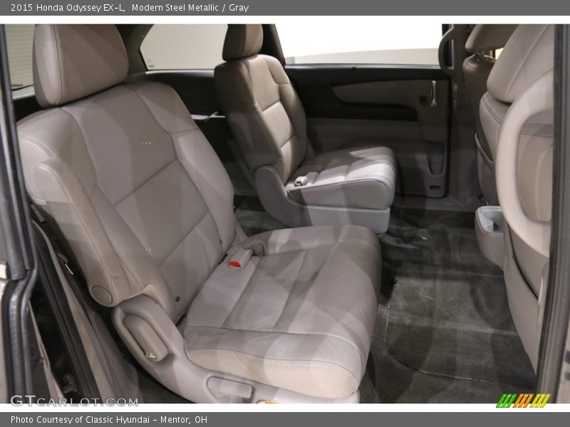 Modern Steel Metallic / Gray 2015 Honda Odyssey EX-L