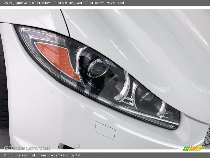 Polaris White / Warm Charcoal/Warm Charcoal 2015 Jaguar XF 2.0T Premium