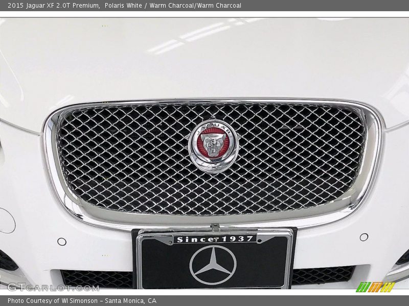 Polaris White / Warm Charcoal/Warm Charcoal 2015 Jaguar XF 2.0T Premium