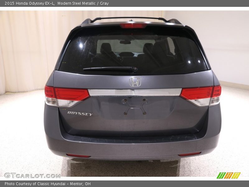 Modern Steel Metallic / Gray 2015 Honda Odyssey EX-L