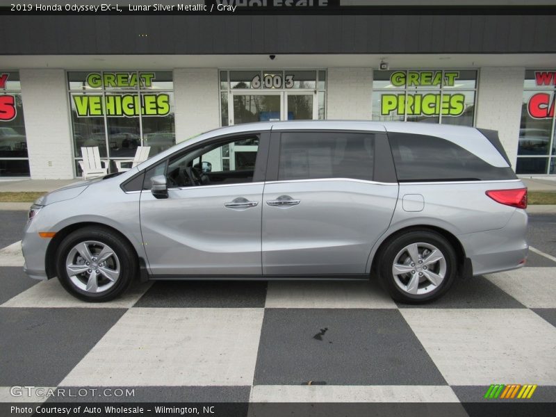 Lunar Silver Metallic / Gray 2019 Honda Odyssey EX-L
