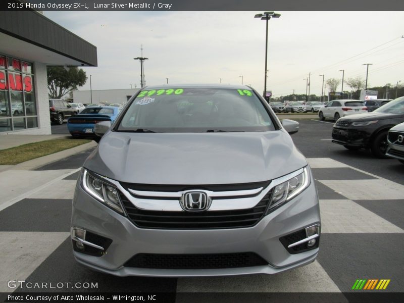 Lunar Silver Metallic / Gray 2019 Honda Odyssey EX-L