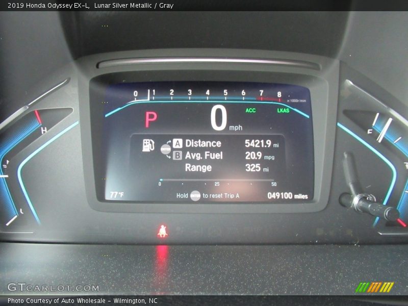 Lunar Silver Metallic / Gray 2019 Honda Odyssey EX-L