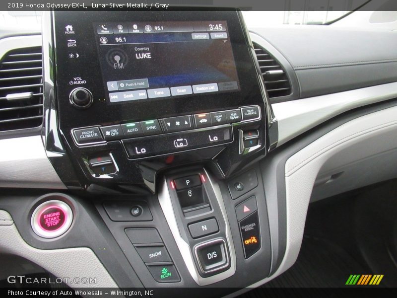 Lunar Silver Metallic / Gray 2019 Honda Odyssey EX-L